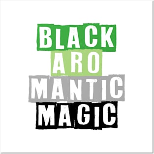 Black Aromantic Magic Posters and Art